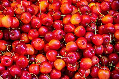fruit red berry lot produce