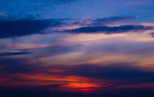 sky blue sky dawn