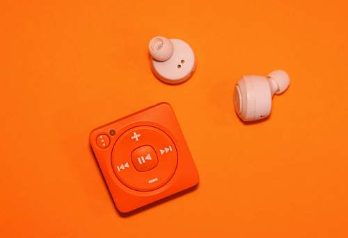 electronics red music player mouse