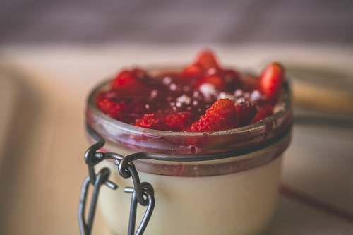 food dessert with strawberry ristorante bruno