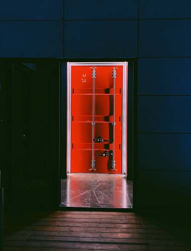 flooring red and black cabinet furniture