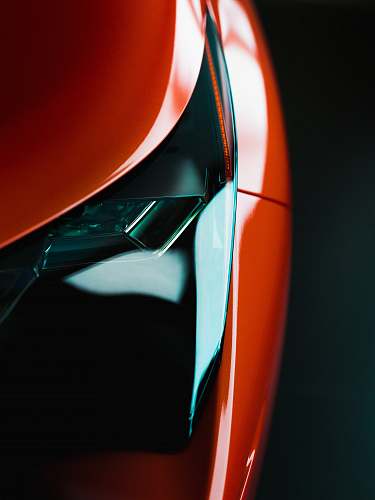 car car headlight red