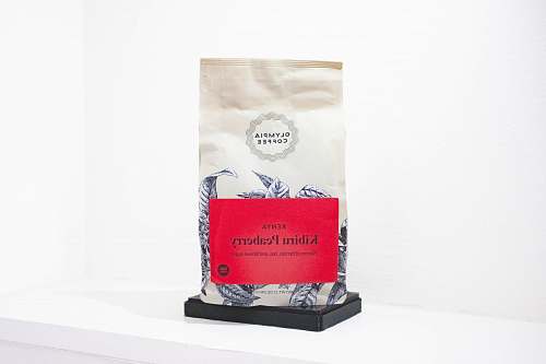 food white and red paper bag powder