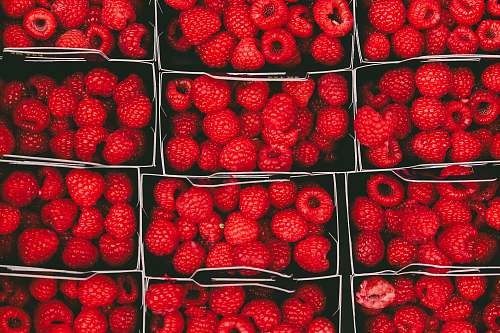 fruit bunch of raspberries raspberry