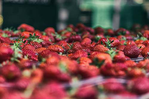 strawberry strawberry fruit lot food