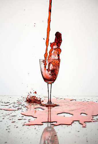 wine red liquid poured on wine glass alcohol