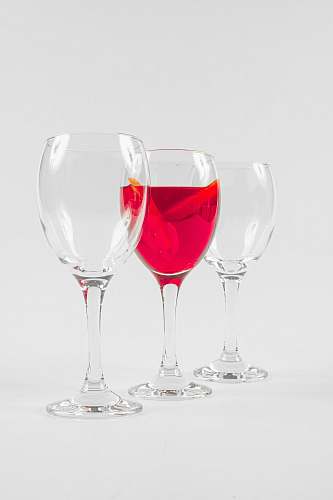 wine three clear glass wine glasses wine glass