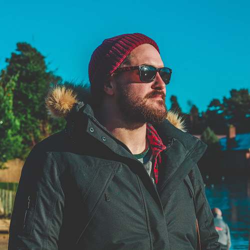 person man wearing black sunglasses people