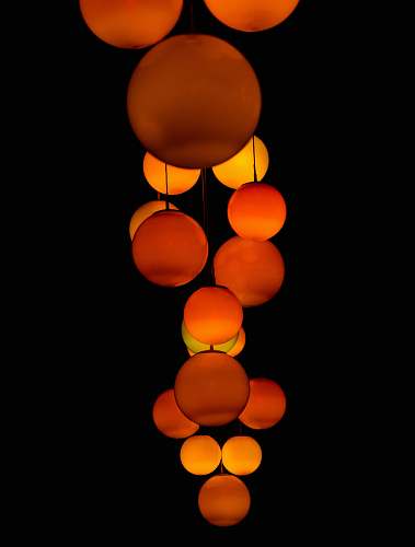 light orange paper lanterns red