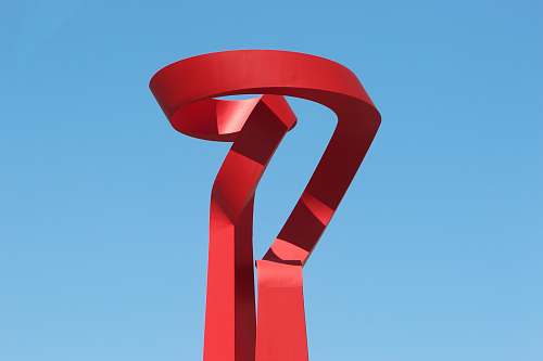 red red structure sculpture