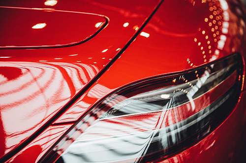 headlight red and black plaid textile messe