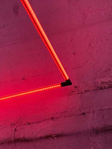 italy red LED lamp red