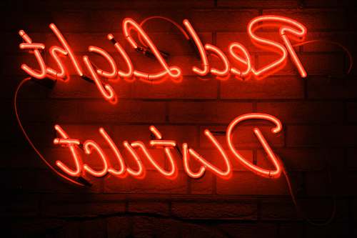 neon red Red Light District neon light decoration amsterdam