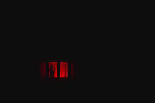 indoors lighted building interior design