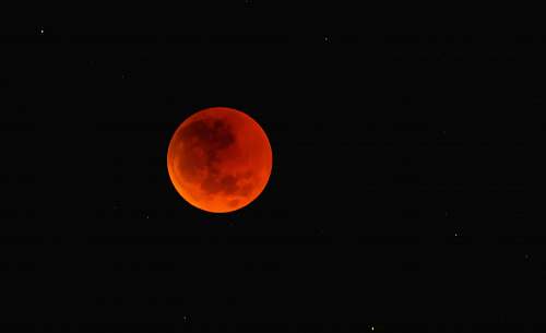 night red moon eclipse