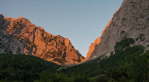 canyon mountain photography during sunrise valley