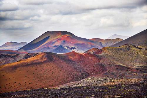 lanzarote mountains during daytime spain