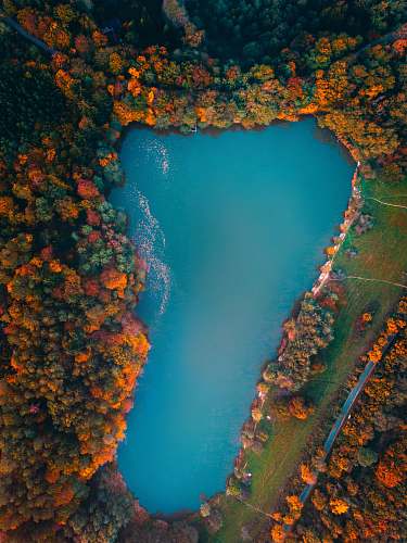 outdoors aerial island view water
