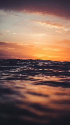 outdoors body of water under golden hour sky