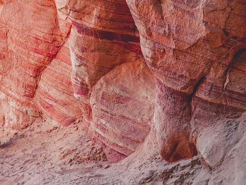mountain brown rock formation valley