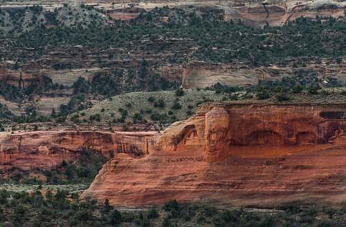 canyon landscape photography of rock formation valley