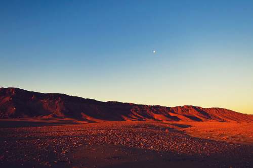 desert landscape shot of desert outdoors