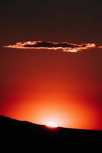 sunset silhouette photography of cloud during sunset sunrise