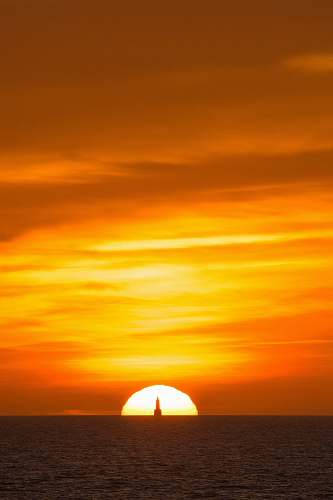 outdoors sunset on the horizon sunset