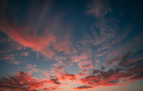 nature brown clods sunset