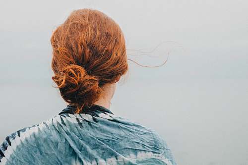 hair person showing red hair people