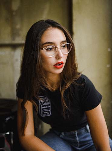 people portrait photo of woman sitting human