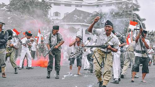 people war in Indonesia human
