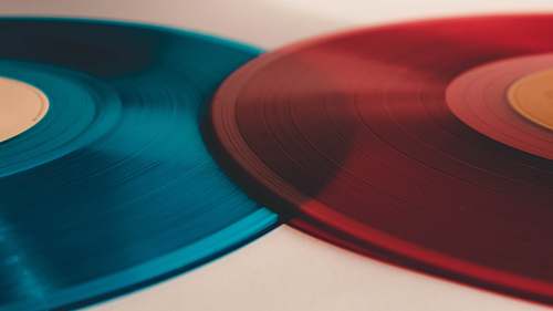 blue  vinyl