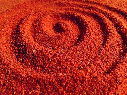 spiral brown soil carpet