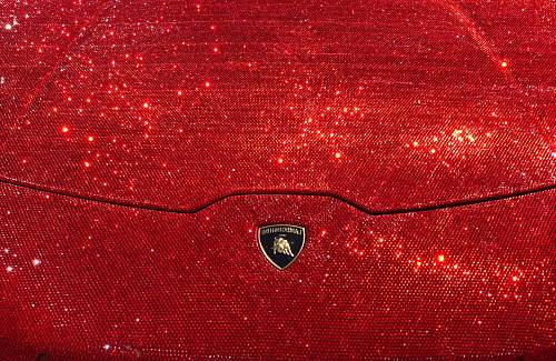 london gold Lamborghini emblem 390 park walk