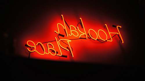 syktyvkar Hookah Place neon signage russia
