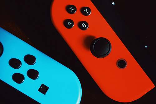 domino Nintendo Switch on black surface game