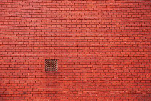 brick orange brick wall wall