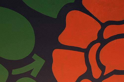 art red, black, and green floral illustration toowoomba