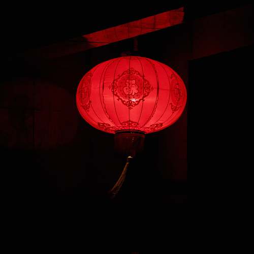 lamp red chinese lantern lampshade