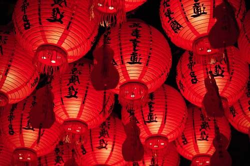 lantern red paper lanterns lamp
