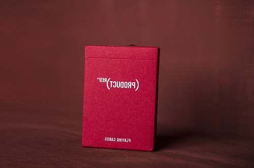 text red Product box bottle