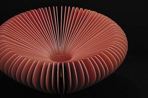 fungus round red rectangular shapes design spiral