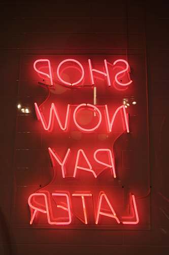 light shop now pay later neon signage neon