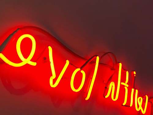 light with love neon light signage neon
