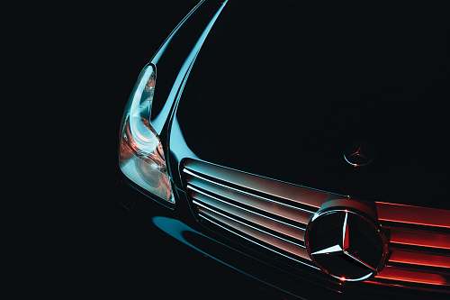 black black Mercedes-Benz vehicle grille