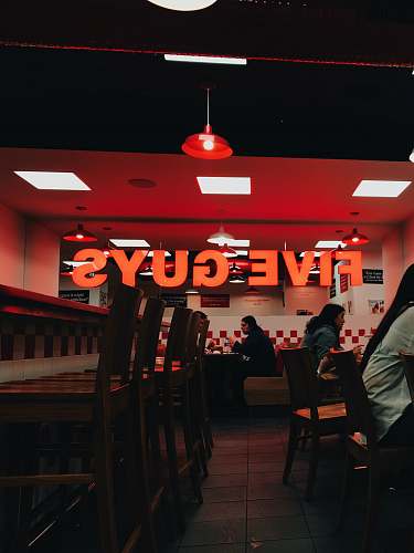 food brown wooden bar stools near bar table human