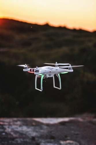 denmark flying quadcopter drone during sunset aircraft