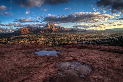landscape mountain under blue sky during daytime mountain