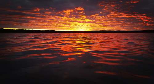 sunrise ocean during sunset sunset